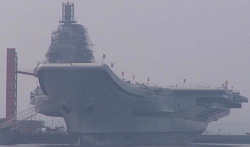 The Chinese aircraft carrier formerly known as the Varyag