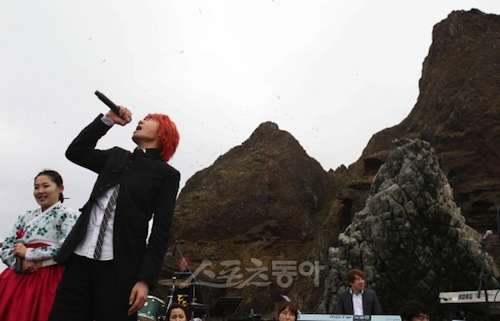 Singer Kim Jang-hoon on Dokdo