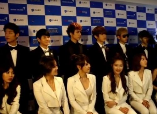 Behind the scenes with BEAST and 4Minute