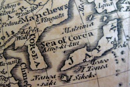 The Sea of Corea, from The Universal Gazetteer, 1760