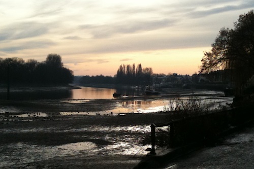 The Thames at Chiswick Mall, 26 December 2010