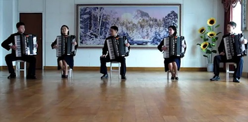 The North Korean A-ha accordionists