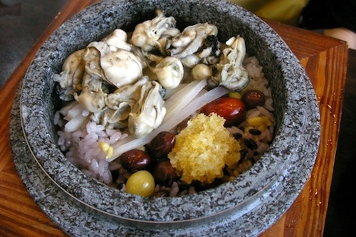 Oyster bibimbap (굴밥)