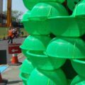 Thumbnail for post: Can you tell what it is yet? Choi Jeong-hwa installation takes shape on the South Bank