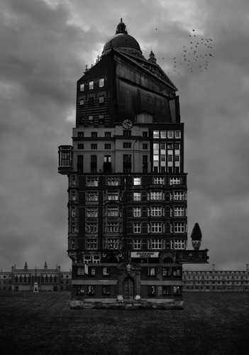 Beomsik Won, Archisculpture 008,  2012, photo print on paper, 180 x120 cm
