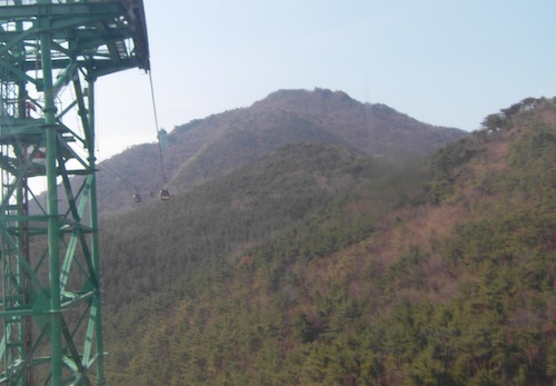 The Mireuksan cable car