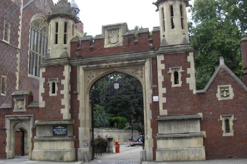 Lincoln's Inn: on the itinerary for Tuesday 8 May with the AKS