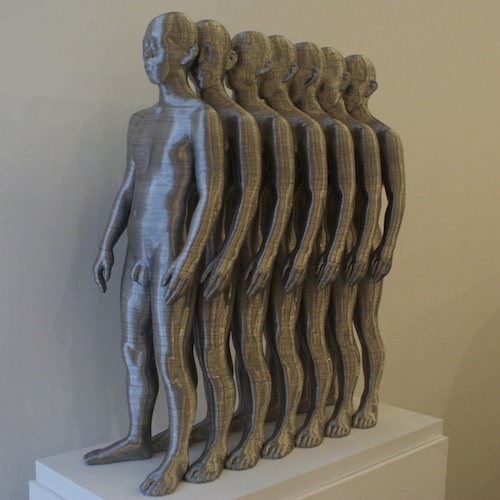 Ego, aluminium wire and fiberglass 