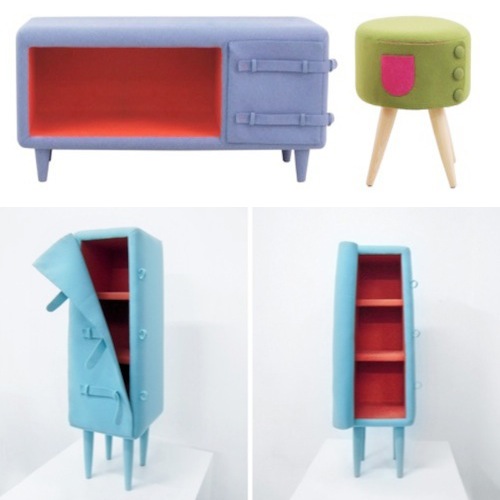 Jaekyoung Kim: Dressed-Up furniture