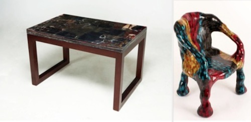 Gadum table and Monster chair