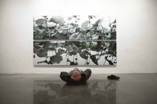 Yongho Kim: Pian 2011-005, 197X57cm, Digital Print, 2011 Pian 2011-006, 197X57cm, Digital Print, 2011