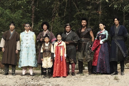 The nine ice-raiders in The Grand Heist