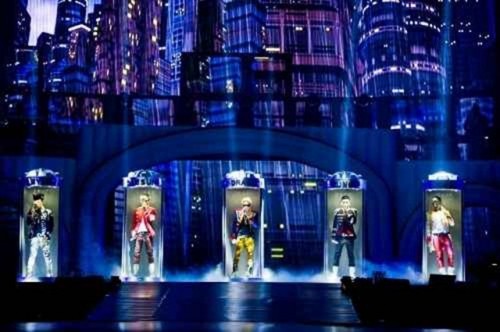 Opening of BIGBANG Galaxy show