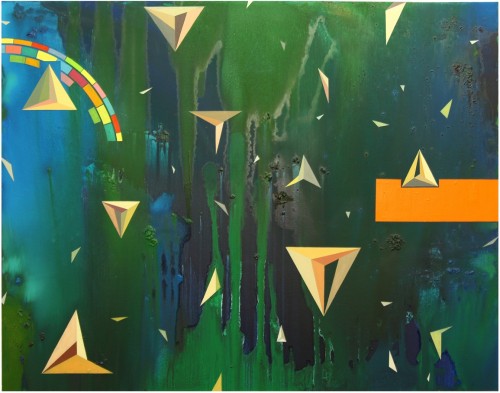 Kyung-hwa Shon: Duality (2012) Oil on canvas, 110 x 140cm
