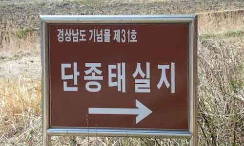 Site of Danjong's umbelical cord