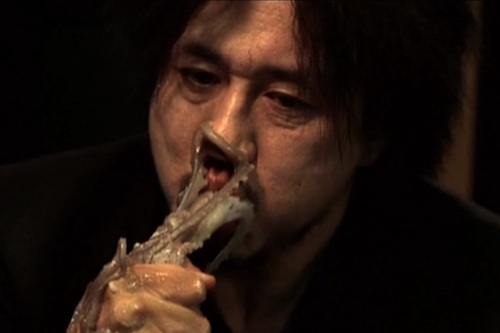 The infamous sannakji scene in Oldboy