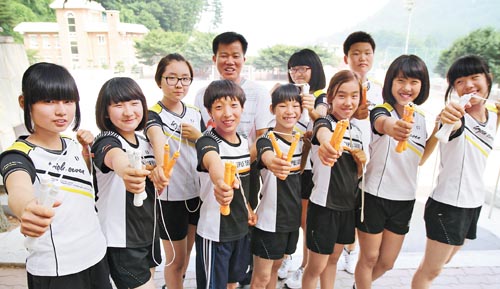 Ulleungdo-skipping-team