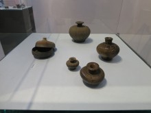 Baekje and Unified Silla oil jars and powder cases