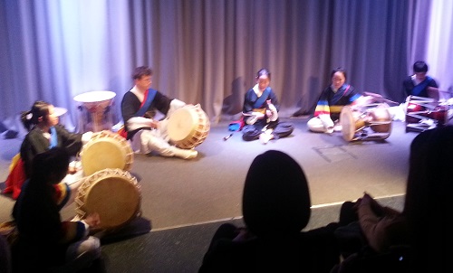 Some of the SOAS Korean Drumming Society in action
