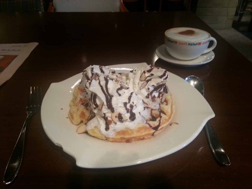 A sugar boost in the museum cafe