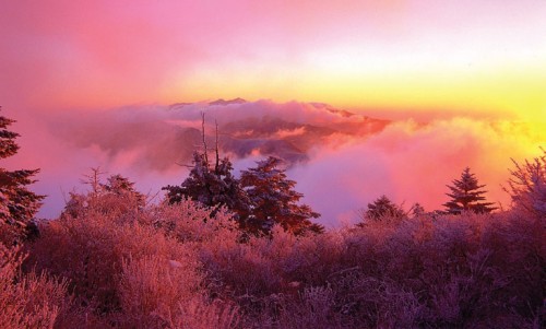 Clouds on Banyabong peak