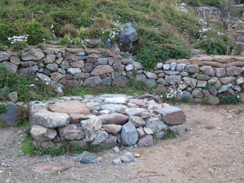 The stone altar on Cheonwangbong where the Sanshinje is held