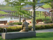 Looking out towards the Suncheon Lake Garden
