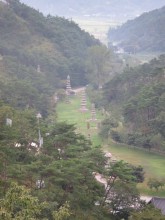 A view of the valley from behind Unjusa temple