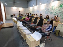 The foot treatment area