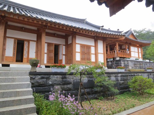 The entrance to the Healing Village