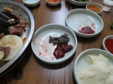 Raw beef lung was more difficult to eat