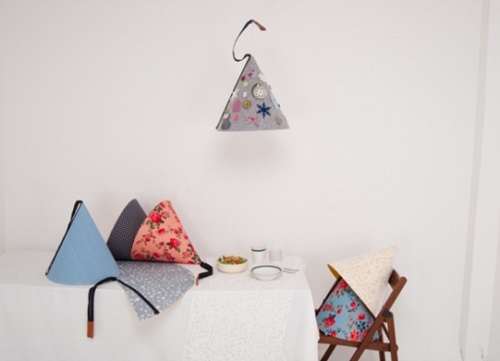Peaked hat pendant & wall lighting from YdesignY