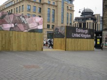 Outside the Usher Hall