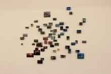 Gayoun Kim, Mementos, oil on block, 2013