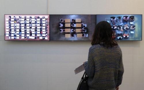 Video works by Park June-bum at Hanmi Gallery