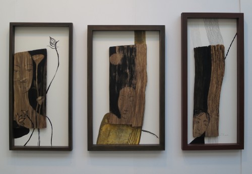 Three works by Yun Suk-nam