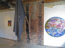 Second floor installation view