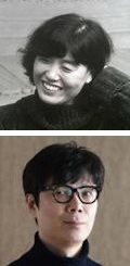 Kim Insuk (top) and Kim Young-ha