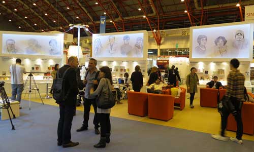 London Book Fair stall