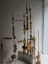 Jeehee Park: Fruit Battery (2014). Installed at Hanmi Gallery. 24 July 2014