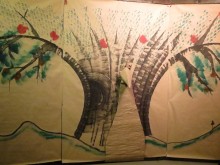 The scenery turns into a magical bird that brings fertility to Daesung's mother