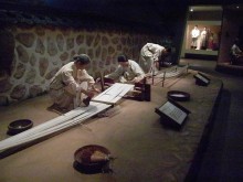 At the Mun Ik-jeom cotton museum in Sancheong-gun
