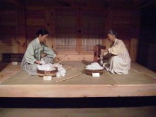 At the Mun Ik-jeom cotton museum in Sancheong-gun