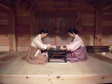 At the Mun Ik-jeom cotton museum in Sancheong-gun