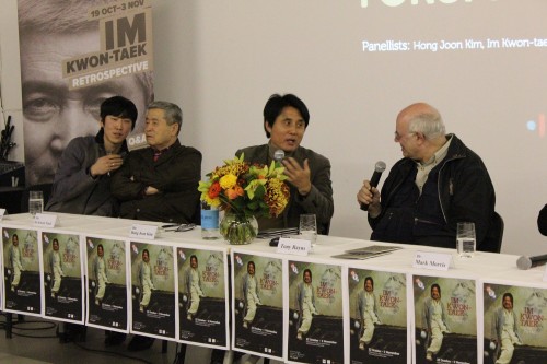 IM Kwon Taek with Kim Hong Joon and Tony Rayns