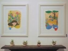 Work by Kim Ji-eun at Mokspace, 30 August 2014