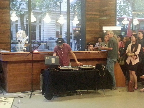 DJ Joonki in action on 12 August at the KCC
