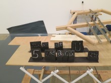Jewyo Rhii: 5 Years with a little bit of Luck (2013). At Wilkinson Gallery, 13 September 2014.