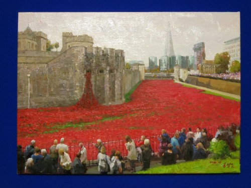 Hong Song-il: the poppy installation at the Tower of London