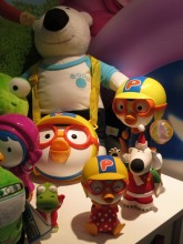 Children's animated characters on display at KBEE